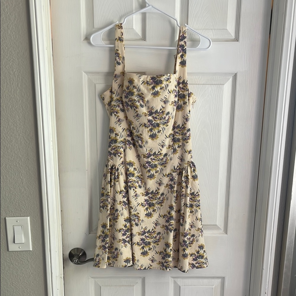 Abercrombie & Fitch Cream and Yellow Skirt